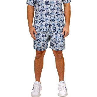 Maceoo Marthyr Drawstring Shorts in Blue at Nordstrom, Size 4