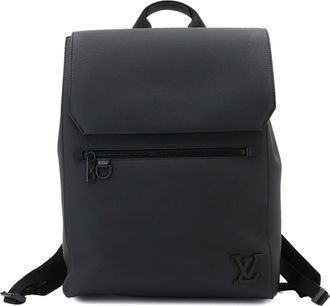 Louis Vuitton Black Leather Backpack (Pre-Owned)