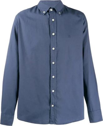 Hackett Camicia con logo ricamato - - Shirts - Uomo - Blu - M