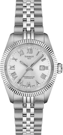 Tissot Ballade Powermatic 48 COSC Bracelet Watch, 30mm in Silver at Nordstrom