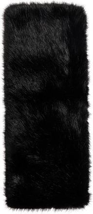 Dolce & Gabbana Faux Fur Muff - Dames - Handschoenen - Zwart - ONE Size - Polyester - Accessoires