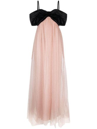Philosophy di Lorenzo Serafini sequin-tulle empire-cut dress - Neutrals