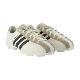 Yohji Yamamoto Leather Colorblock Sneaker - White