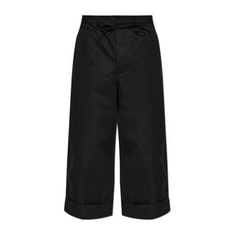 Jacquemus Cropped Trousers, male, Black, Size: XL Marin Trousers