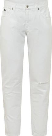 Dolce & Gabbana Broek - Heren - Slim Fit Jeans - Wit - S - Jeans