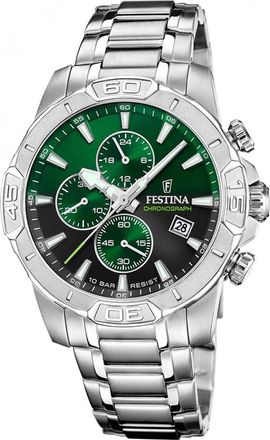Festina F20704-5 Mens Timeless Chronograph Watch - Silver - One Size