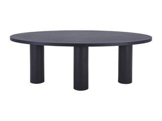 VENTE-UNIQUE.COM Mesa de comedor madera negro