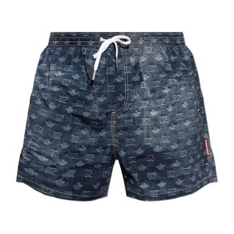 Dsquared2 Uomo, Costumi da bagno, Blu, XL, new