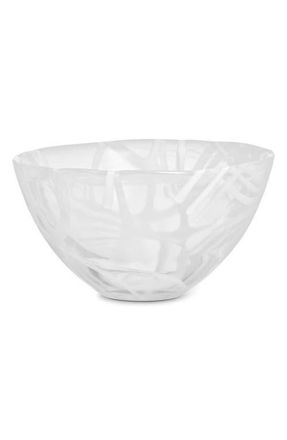 Kosta Boda Contrast Small Bowl in White at Nordstrom