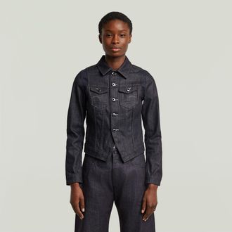 G-Star Pitched Hem Slim Jack - Donkerblauw - Dames