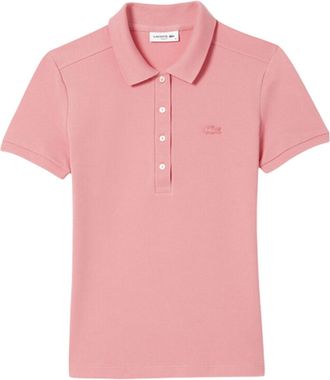 Lacoste Dames/Dames Piqu&eacute; Stretch Poloshirt (Roze)