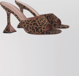 Amina Muaddi lupita 95 mm animal print mules
