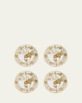 Ginori 1735 Oriente Italiano Aurum Coasters, Set of 4