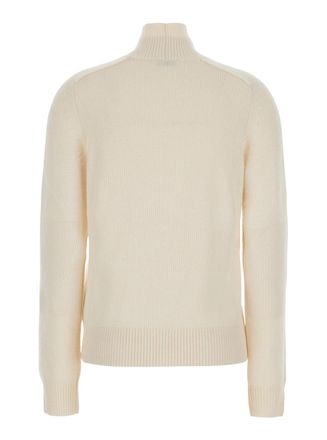 Burberry Cotton Turtleneck Sweater - White