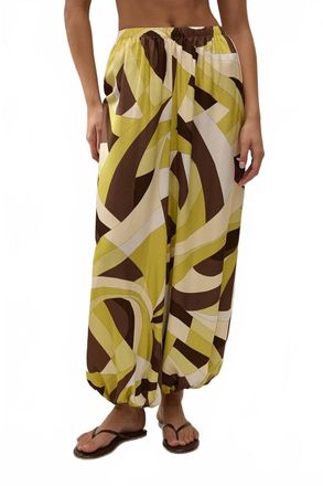 Faithfull The Brand Kortez Balloon Pant In Mila Geometric Print