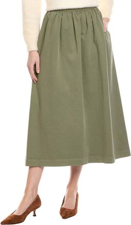 Velvet Sophia Midi Skirt In Axe