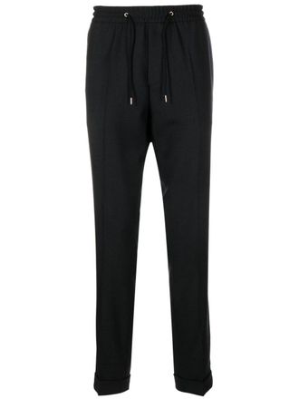 Paul Smith drawstring wool chino trousers - Black