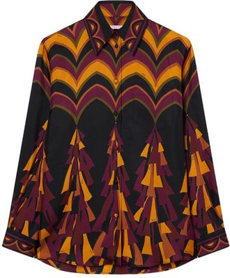Pucci Baiadera Print Silk Shirt
