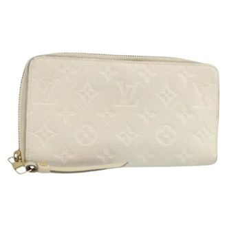 Louis Vuitton Pre-owned Wallets, female, White, Size: ONE SIZE Pre-owned Canvas Wallet