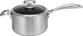 Scanpan CS+ 4-Quart Covered Saucepan, Stainless Steel Nonstick, Induction Ready