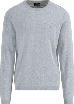 Fynch-Hatton Strickpullover mit Logo Stickerei