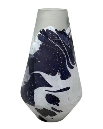 Sagebrook Home 11In Fog Shadow Vase