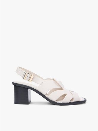 Tommy Hilfiger Sandalias de piel con insignia TH