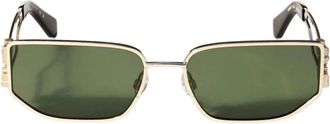 Off-white Sunglasses Ow1027 7655 Allen Gold/Green Unisex