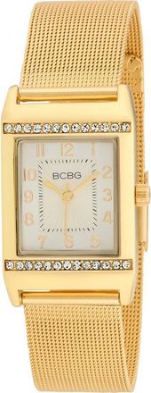 BCBGeneration Retro Quartz Mesh Strap Bracelet Watch, 23mm in Gold at Nordstrom Rack