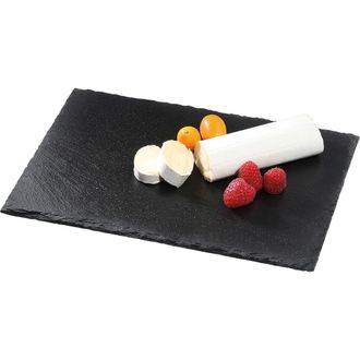 cilio Slate Serving Board for Cheese and Appetizers, Rectangular, 11.8-Inch x 7.9-Inch in Black at Nordstrom