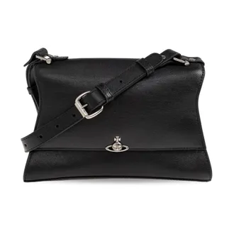 Vivienne Westwood Cross Body Bags, female, Black, Size: ONE SIZE Bianca Small Bag