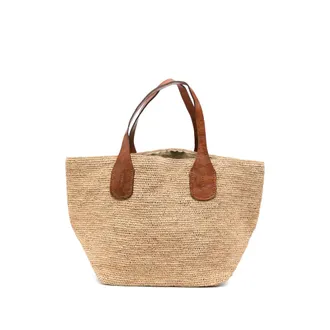 Ibeliv Tokyo II Raffia Handle Tote Bag