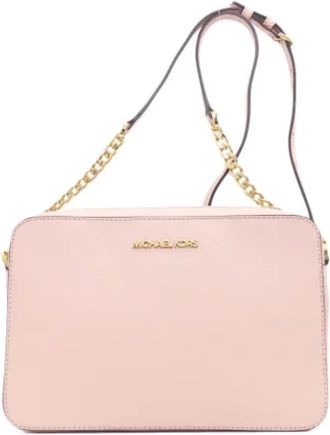 Michael Kors Pre-owned Cross Body Bags, female, Pink, Size: ONE SIZE Pre-owned Plastic shoulder-bags
