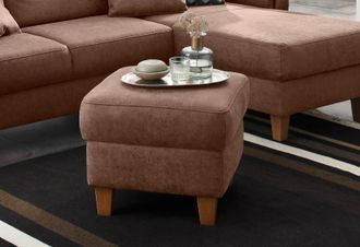 HOME AFFAIRE Polsterhocker »Palmera, B: 58 cm« mit Stauraum, Federkern