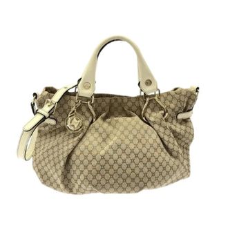 Celine Pre-owned Handbags, female, Beige, Size: ONE SIZE Pre-owned Pillow Small Canvas Leather Shoulder Bag
