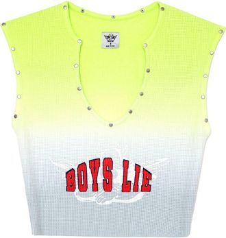 Boys Lie Womens Fool Me Once Rebel Tank Top In Tie Dye