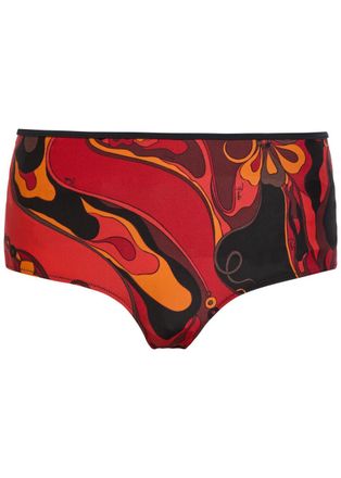Pucci Printed Bikini Briefs - Orange - S (UK8-10 / S)