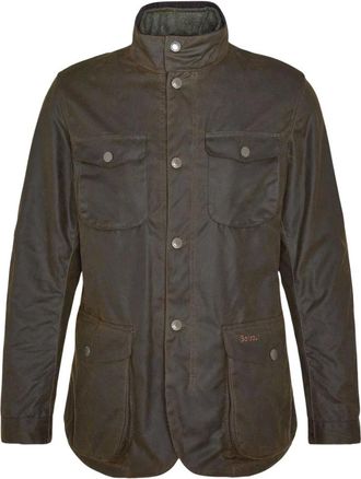 Barbour Ogston Wax Jacket - male - Barbour - Light Jackets - Green - 2XL - Jackets