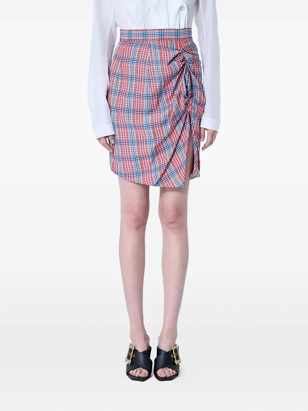 Vivienne Westwood｜SKIRTS (BEDROCK SKIRT (18020012 K003F Vivienne Westwood BEDROCK SKIRT - Mini skirt - blue - Zalando