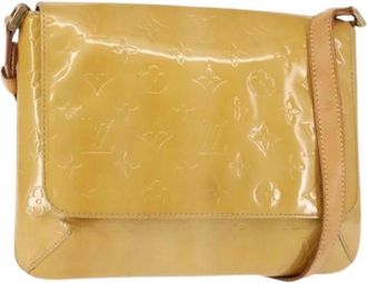 Louis Vuitton Pre-owned Vintage Cross Body Tas - Dames - Vintage Schoudertas - Geel - ONE Size - Leer - Vintage
