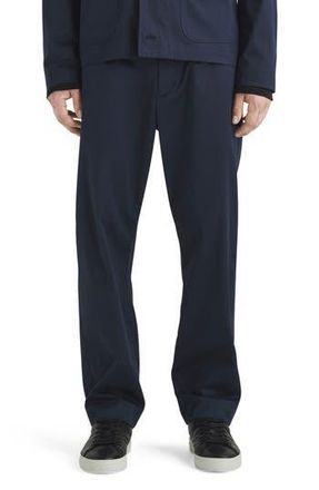 Rag & Bone Shift Straight Leg Sateen Pants in Navy at Nordstrom Rack, Size 34