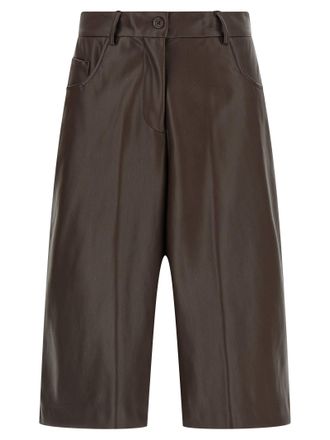 Nude Naakt leereffect Bermuda shorts