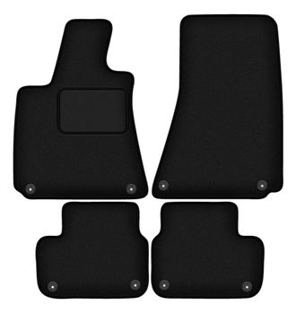 OEM Alfombrillas De Terciopelo Negro Para Coche: Maserati Ghibli Iii Sed&aacute;n (2015-)