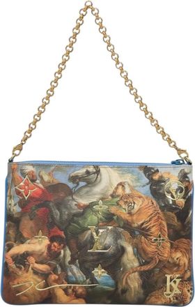 Louis Vuitton Pochette Plat Multicolour Canvas Clutch Bag (Pre-Owned)