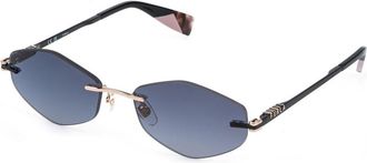 Furla SFUB28 0300 Mens Sunglasses Gold Size 58