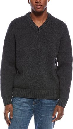 Theory Heavy Wool & Cashmere-Blend V-Neck Sweater