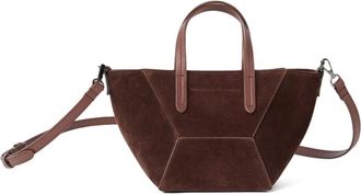 Brunello Cucinelli Borsa Duo mini - Marrone
