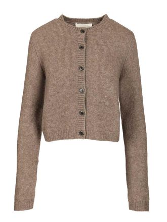 Lisa Yang Felicia Cardigan Knitwear Marrone-Donna