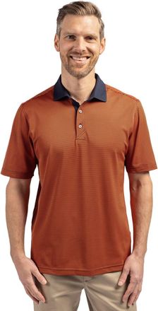 Cutter & Buck Virtue Pique Micro Stripe Mens Short Sleeve Polo