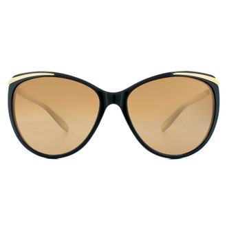 Ralph Lauren Ralph by Ralph Lauren Cat Eye Dames Donkerbruin Bruin Oranje Kleurverloop Zonnebril